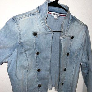 Tommy Jeans Women's Denim Jacket Light Wash Size S/P